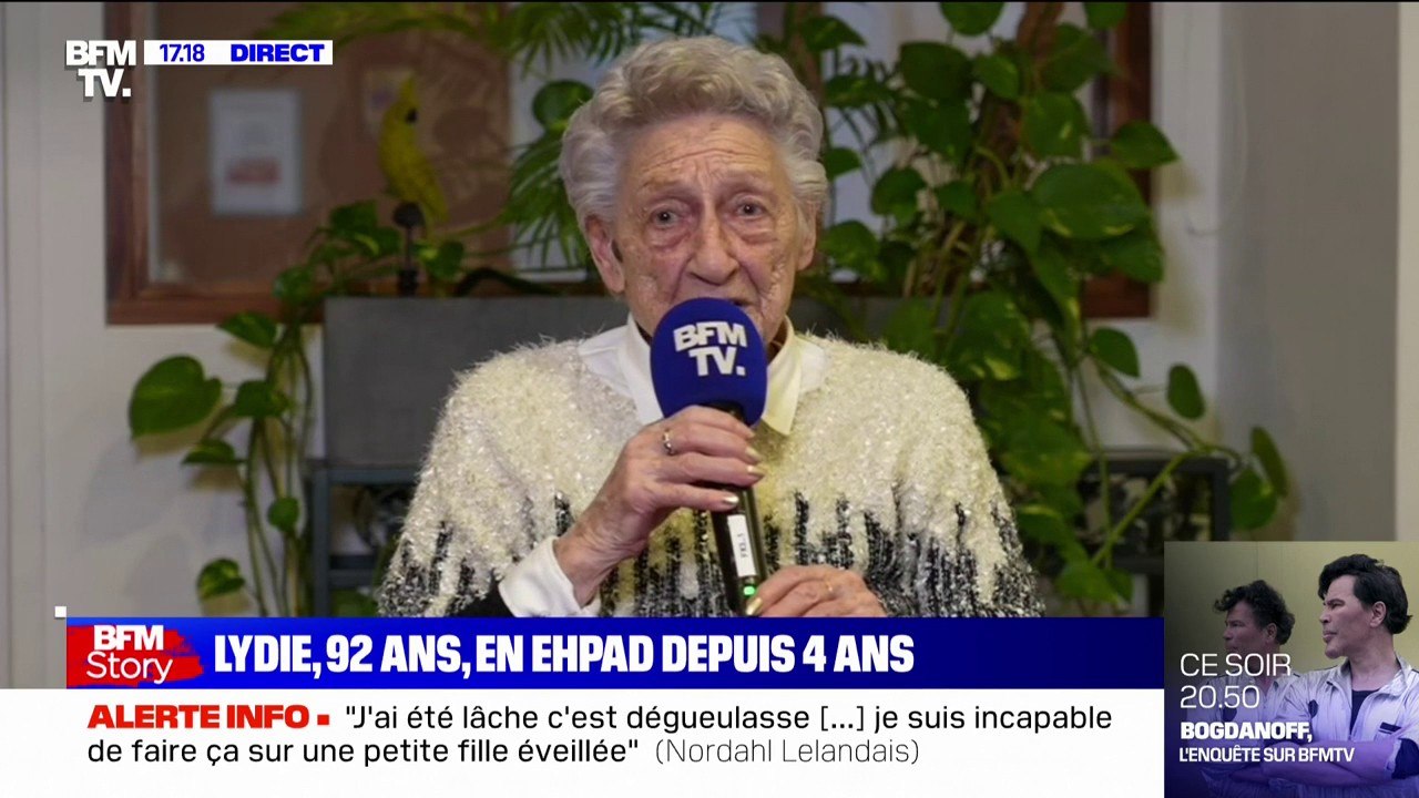 "Si le personnel était un peu plus nombreux, nous serions un petit peu mieux": Lydie, 92 ans, raconte sa vie dans un Ehpad