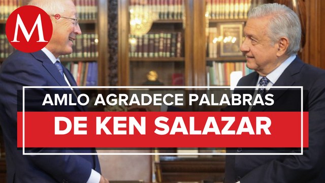 AMLO agradece respaldo de embajador de EU a reforma eléctrica