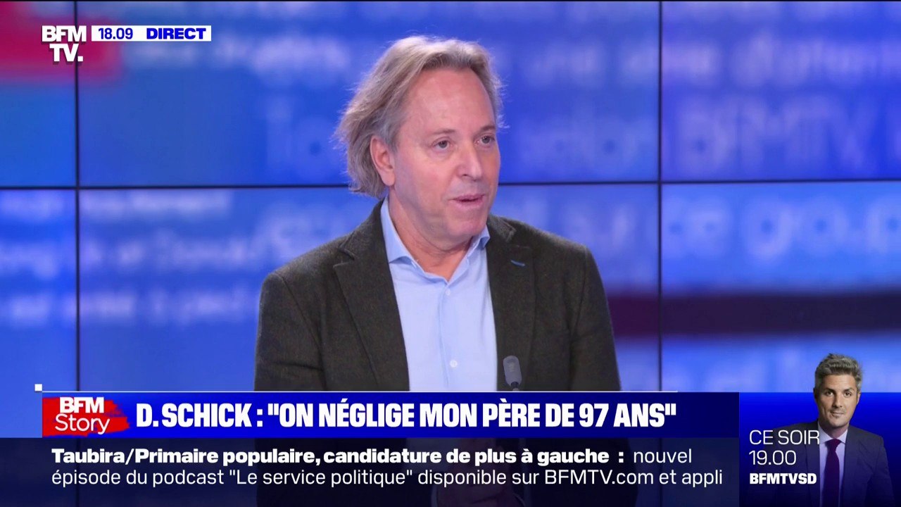 "On hurle dans l'oreille de mon père qui n'est pas sourd": la colère de Daniel Schick face aux "actes de négligence" dont est victime son père de 97 ans