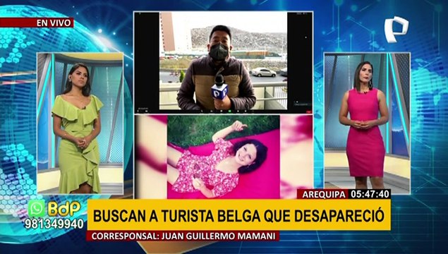 Arequipa: Continúa búsqueda de turista belga desaparecida desde hace 6 días