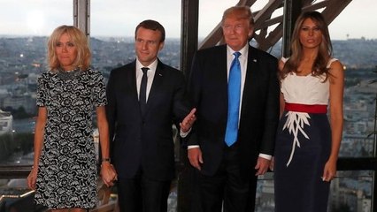 Ce petit détail sur la robe de Mélania Trump a attiré l'attention des internautes... Vous voyez pourquoi ?