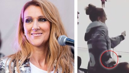 Céline Dion met le feu au stade de hockey pour supporter son fils René-Charles !