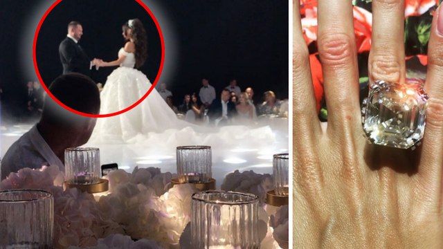 Voici à quoi ressemble le mariage d'un mec qui offre une bague de fiançailles à 8 millions de dollars