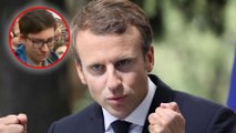 Emmanuel Macron : ce jeune homme fond en larmes devant le président de la République