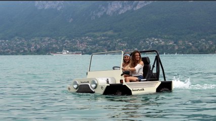 Moke Amphibie Lazareth : une voiture de plage qui peut aussi être un bateau