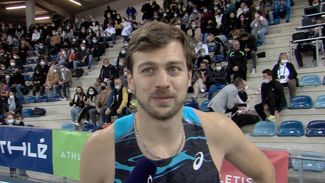 Interview maritima: Christophe Lemaitre après le 60m au 3e Meeting de Miramas