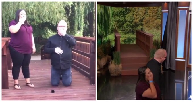 Après sa demande en mariage ratée, il a eu une deuxième chance en direct à la télévision... Et c'est énorme ! !