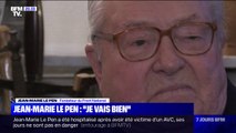 Après avoir été hospitalisé pour un AVC, Jean-Marie Le Pen assure qu'il va 