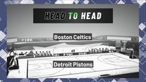 Boston Celtics At Detroit Pistons: Moneyline