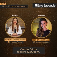 Estilo Saludable: Nutrición en el embarazo.