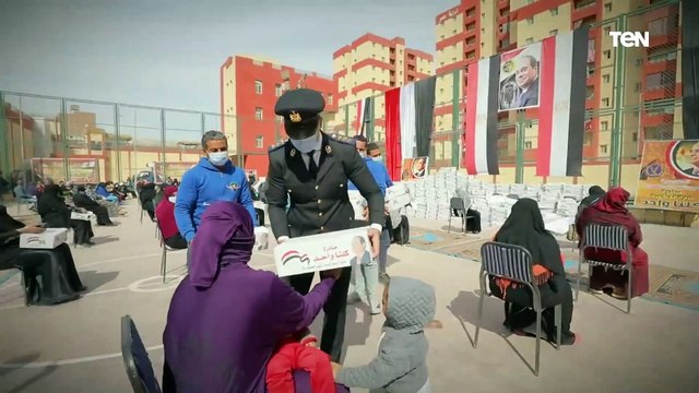 فى إطار مبادرة كلنا واحد توزيع مساعدات عينية وتنظيم زيارات للمرضى بالمستشفيات ودور الأيتام