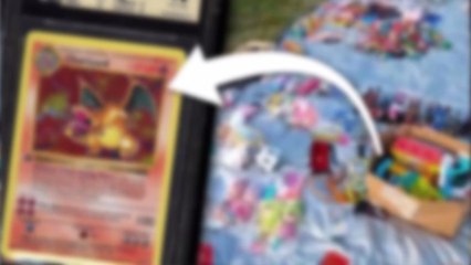Carte Pokémon : il trouve une carte rarissime lors d'une brocante