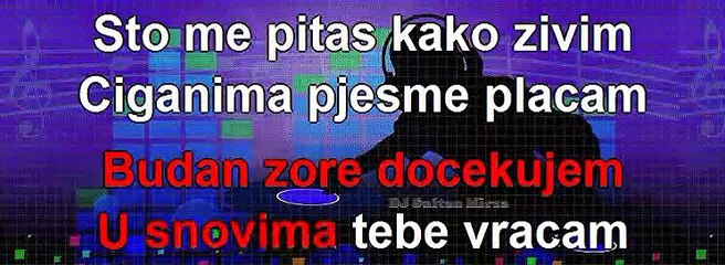 Suzo moja Suzana - Duško Kuliš (uživo karaoke)