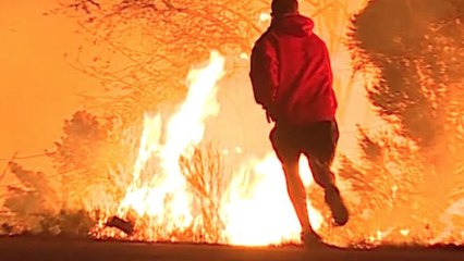 En Californie, cet homme sauve un lapin des flammes