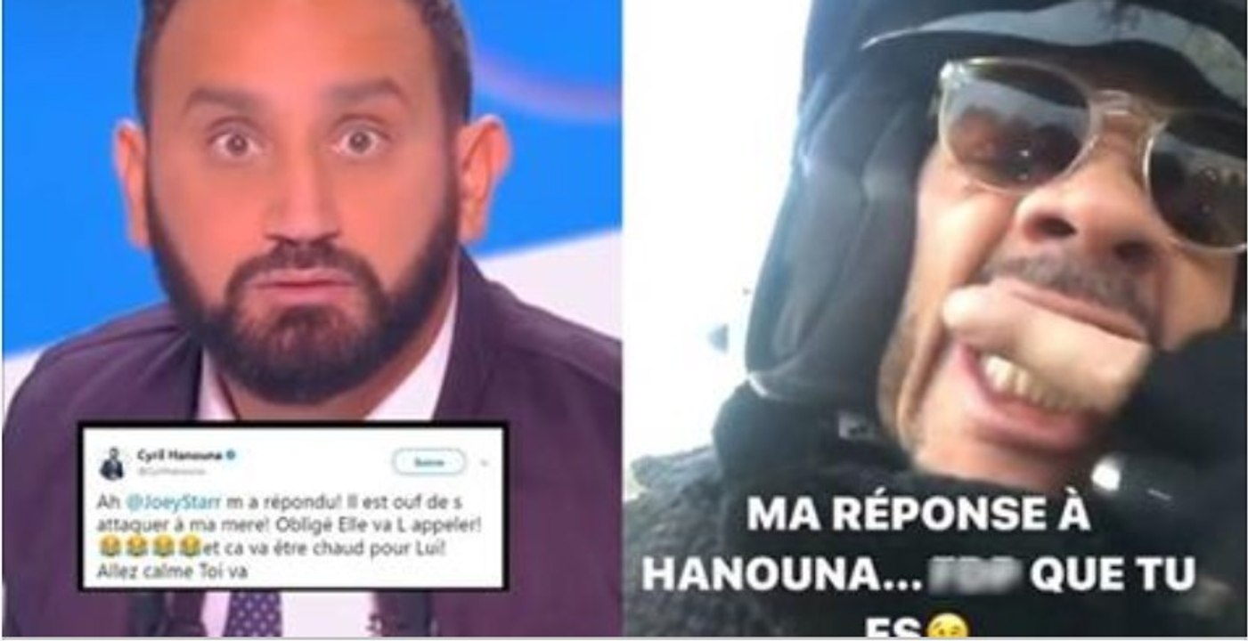 Joeystarr insulte Hanouna sur Snapchat, l'animateur lui répond : "Il est ouf de s'attaquer à ma mère !"