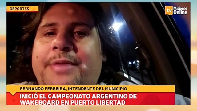 Inició el campeonato argentino de wakeboard en Puerto Libertad