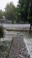 Granizo en Rama Caída, San Rafael