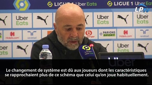 OM : Sampaoli explique pourquoi il a joué en 4-4-2 losange