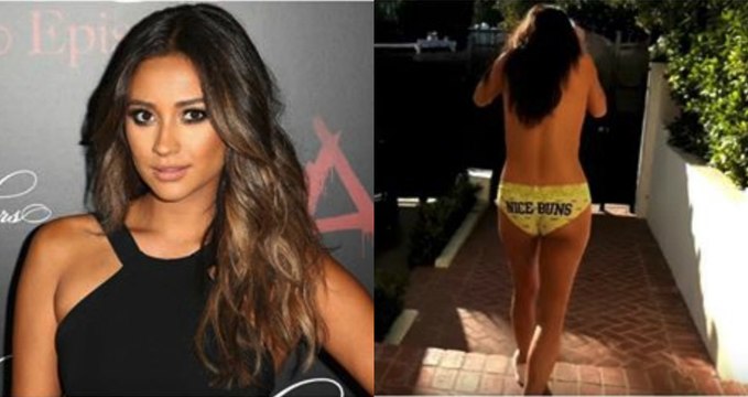 Video - Shay Mitchell (Pretty Little Liars) se déshabille dans les rues de Los Angeles pour honorer un pari