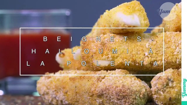 La recette des beignets de halloumi à la polenta ou comment cuisiner la star actuelle des fromages