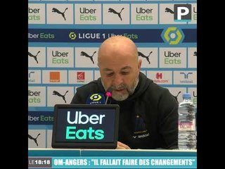 OM-Angers : "Il fallait faire des changements", déclare Sampaoli