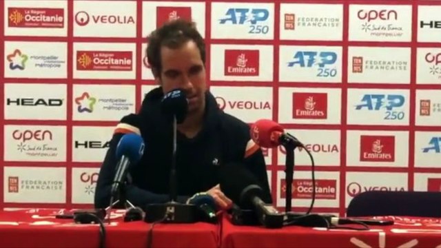 ATP - Montpellier 2022 - Richard Gasquet : Le problème c'est que maintenant, pour gagner des matches, il faut que je m'arrache comme un rat !
