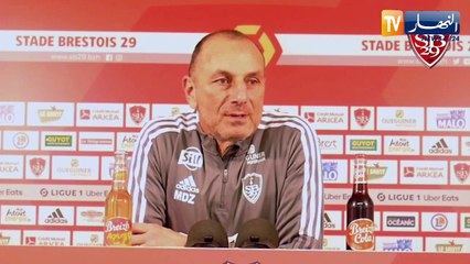 مدرب بريست "مشيل زاكارين" يشيد بإمكانيات بلايلي