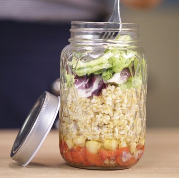 La shaker salade orientale : la recette gourmande à glisser dans le sac !