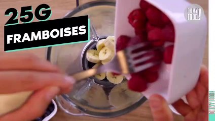 Recette super easy du smoothie fruits rouges