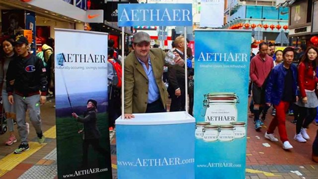 Un entrepreneur anglais vend des bocaux d'air pur aux Chinois pour minimum 100€