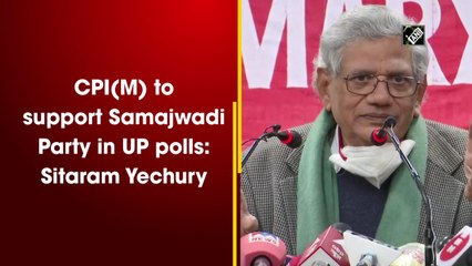 CPI(M) to support Samajwadi Party in UP Polls: Sitaram Yechury