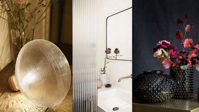 Tendance : le verre texturé s'invite dans nos intérieurs