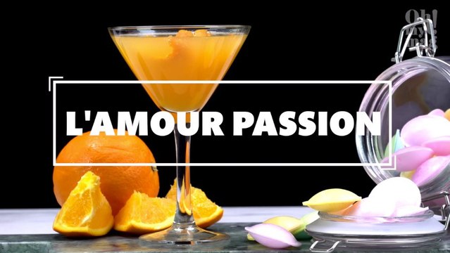 Cocktail Saint Valentin : l'amour passion