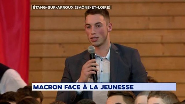 Macron face aux jeunes : ce jeune chaudronnier livre un témoignage touchant