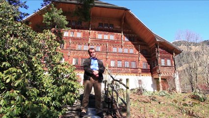 Vie de chalet - Le grand chalet de Balthus à Rossinière en Suisse