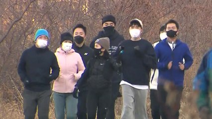 安, 가족과 아침 달리기..."뛰다 보면 결국 목적지" / YTN