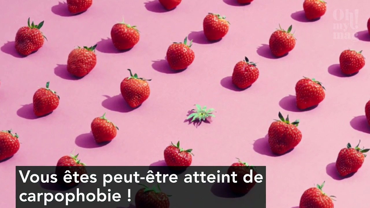 Vous détestez les fruits ? Vous êtes surement atteint de carpophobie !