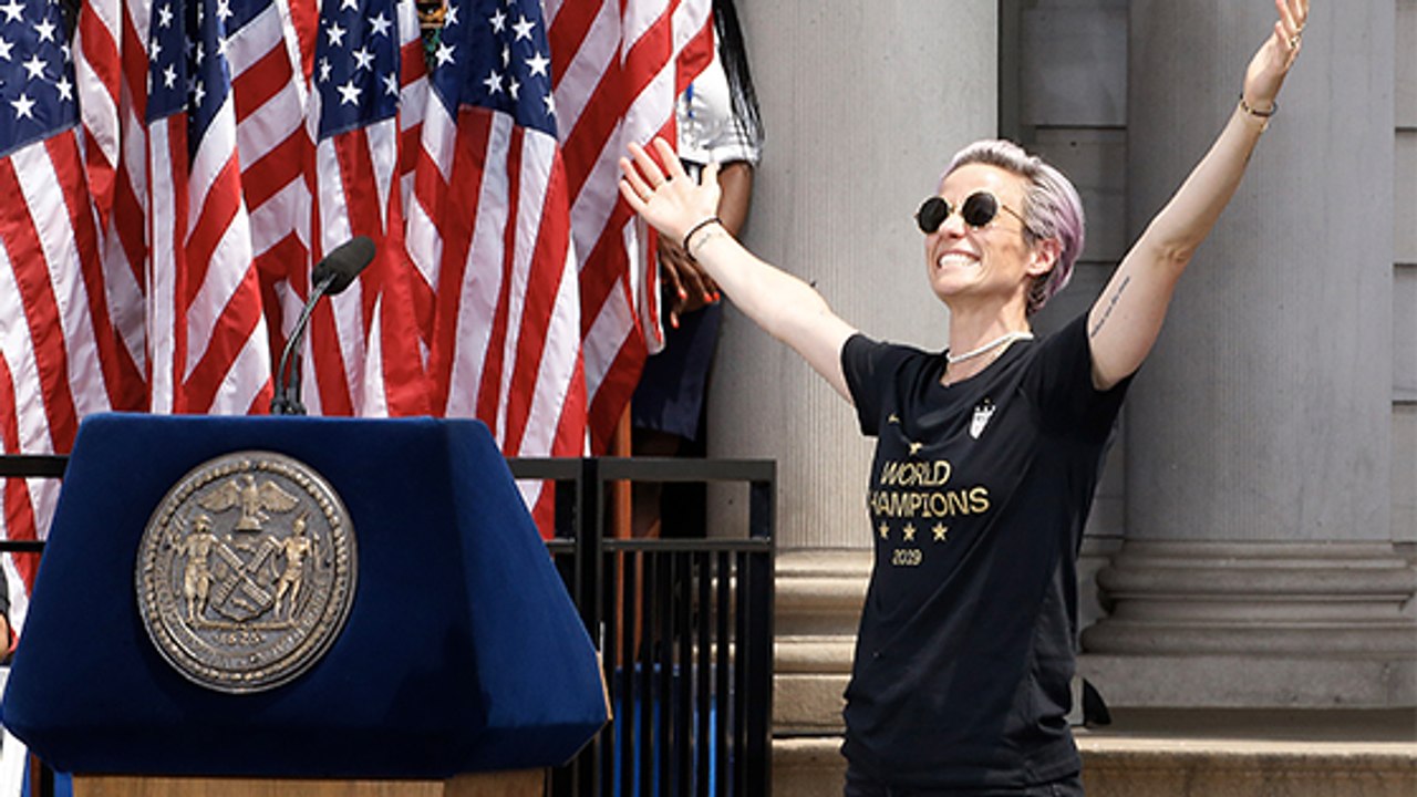 Diversité, égalité des sexes : le discours inspirant de Meghan Rapinoe à New-York