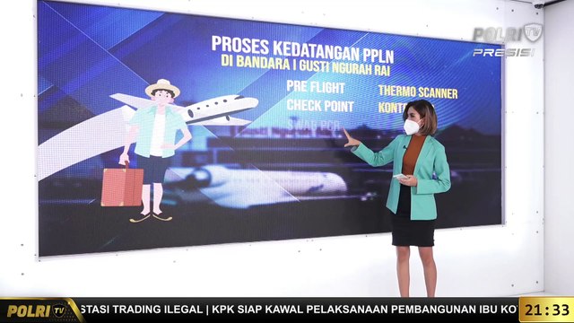 Grafis Proses Kedatangan dan Penerbangan PPLN di Bandara I Gusti Ngurah Rai