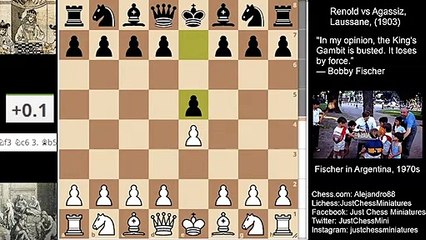 A strange variation of the Kings Gambit leads to the Lucena Mate