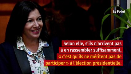 Parrainages : Anne Hidalgo raille Marine Le Pen et Zemmour
