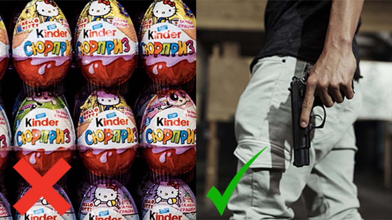 Aux États-Unis, les armes à feu sont légales, mais pas ces produits de notre quotidien