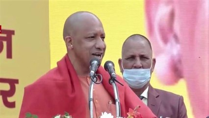 Download Video: Yogi Adityanath's door to door campaign in Gorakhpur today