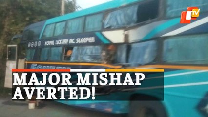 Truck Hits Passenger Bus In Burla