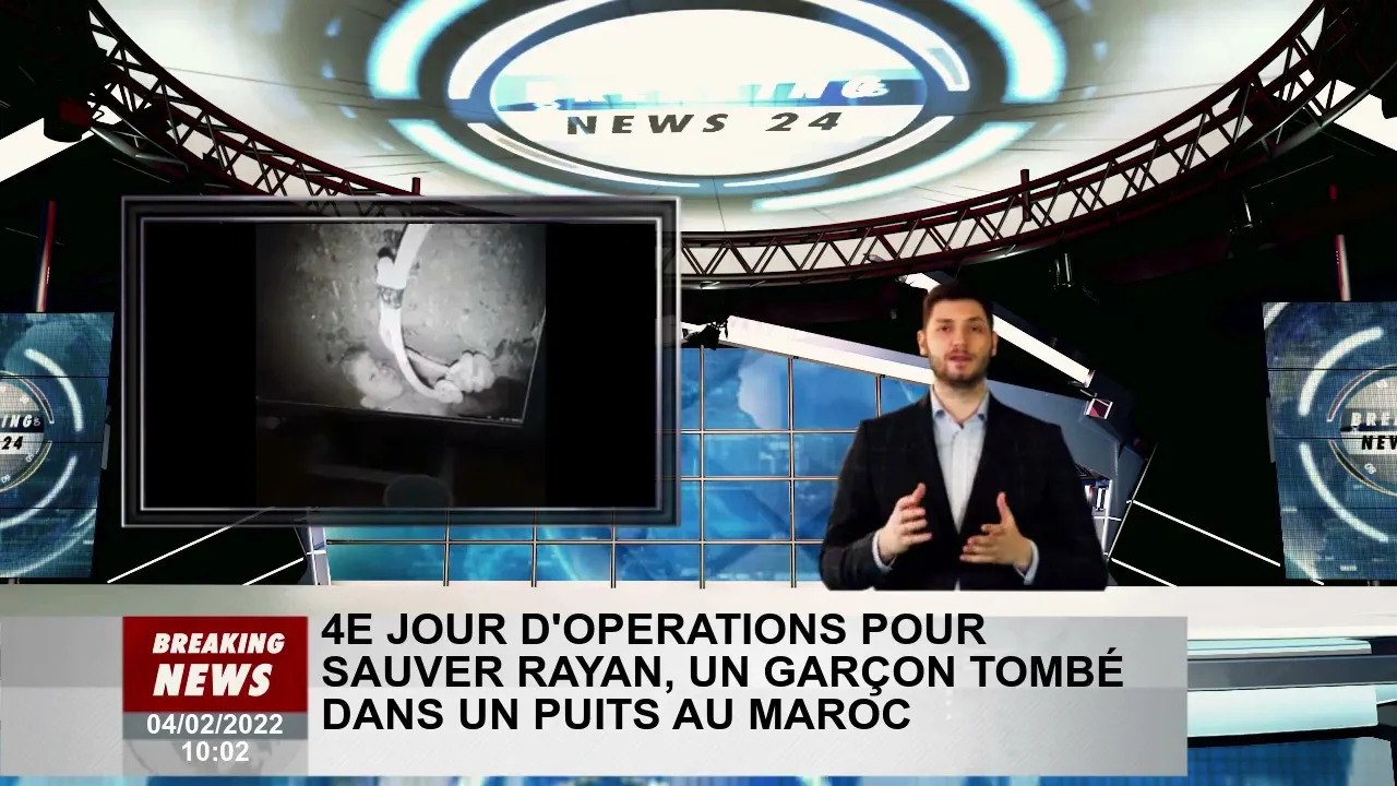 Jour 4 Opération de sauvetage du garçon Rayan tombé dans un puits marocain