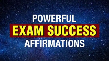 Positive Affirmations For Exams Success | Listen And Ace Any Exam, Test with Confidence | Manifest