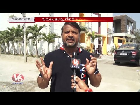 Public Show Interest To Stay In Gated Community Houses | Nizamabad | V6 News