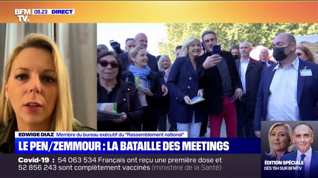 Éric Zemmour fait de bons constats mais ne propose aucune solution, selon cette membre du bureau exécutif du RN