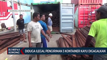 DISHUT Papua Barat Periksa Dokumen 3 Kontainer Kayu Di Pelabuhan Sorong