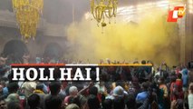 Holi On Basant Panchami: Watch Celebrations From Banke Bihari Temple In Vrindavan Mathura